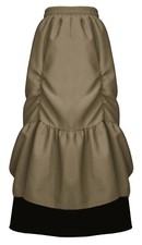 Steampunk Victorian Edwardian Civil War Gothic Theater Bustle Skirt Regular Plus