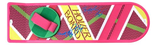 Michael J Fox Christopher Lloyd Signed Back to the Future HoverBoard JSA 127+005 - Afbeelding 1 van 7