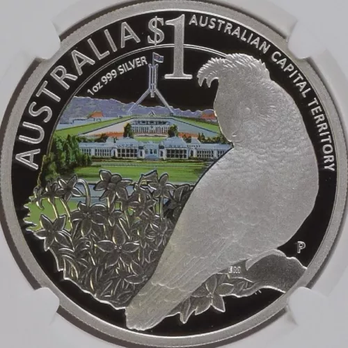AUSTRALIA. 2010, Dollar, Silver - NGC PF70 - Top Pop 🥇 Capital Territory