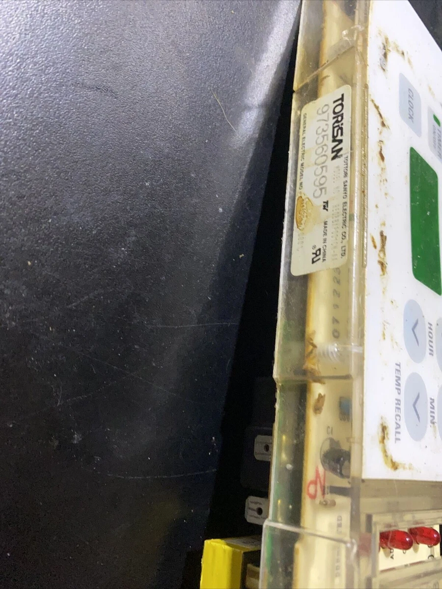 980511985 GE Torisan Stove Range Control Clock Genuine White OEM  