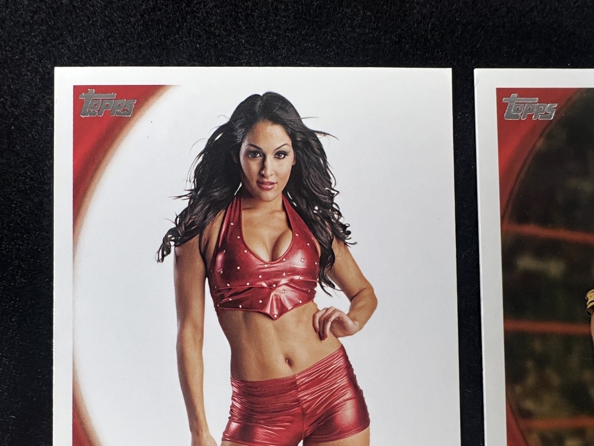 2010 Topps WWE Nikki Bella #8 Brie Bella #26 Monday Night 2010 Topps WWE Nikki Bella #8 Brie Bella #26 Monday Night