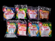 McDonald's 1996 Marvel Super Heroes Happy Meal Toys - Complete Set 8 MIP