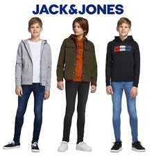 Jack & Jones Boys Super Skinny Jeans Casual Denim Pants for Kids -8Yrs to 16Yrs
