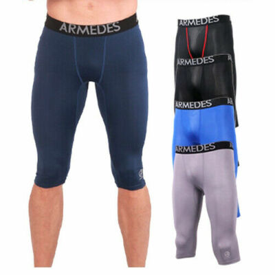 ARMEDES Men's Compression Pants Baselayer Cool Dry Tights Shorts 171