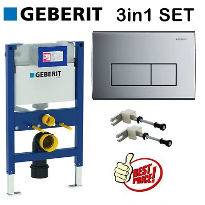 Geberit Duofix Up200 0,82 Kappa Zisterne Wand aufgehängt verdeckt WC Toilettenrahmen Set 