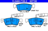 BremsbelÄGe VW T. Touareg 2.5-6.0 03-10