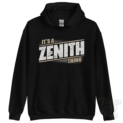 ITS A ZENITH THING HOODIE Name Nachname lustig Familie Hoody Geschenkidee