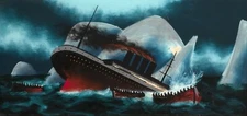 Folk Art : "Sinking of the Titanic" (after 1912) - Giclee Fine Art Print