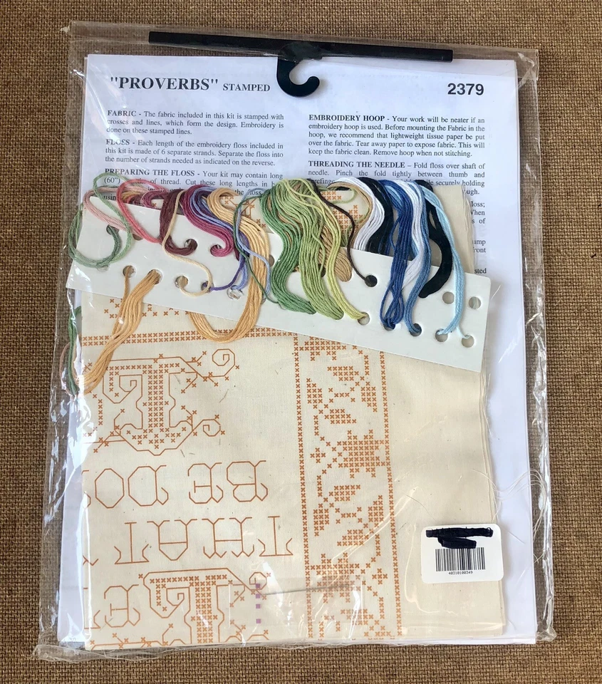 Joan Elliott Cross Stitch Kit Bible Proverbs Joyful Heart Blessed With Love New - Image 4 of 4