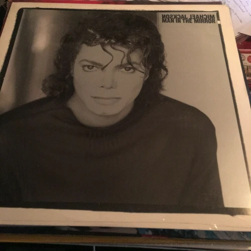 MICHAEL JACKSON - MAN IN THE MIRROR - 12" VINYL PROMO  PIC COV 1ST PRESS N MINT