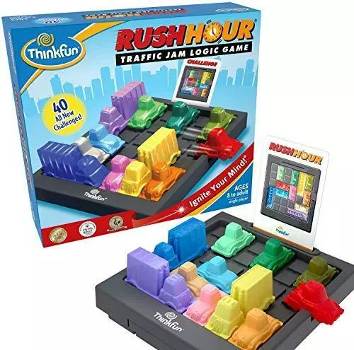  ThinkFun Rush Hour Traffic Jam Brain Game and STEM Toy