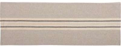 Sawyer Mill Charcoal Stripe Runner 13x72 Farmhouse Country Cotton Chambray