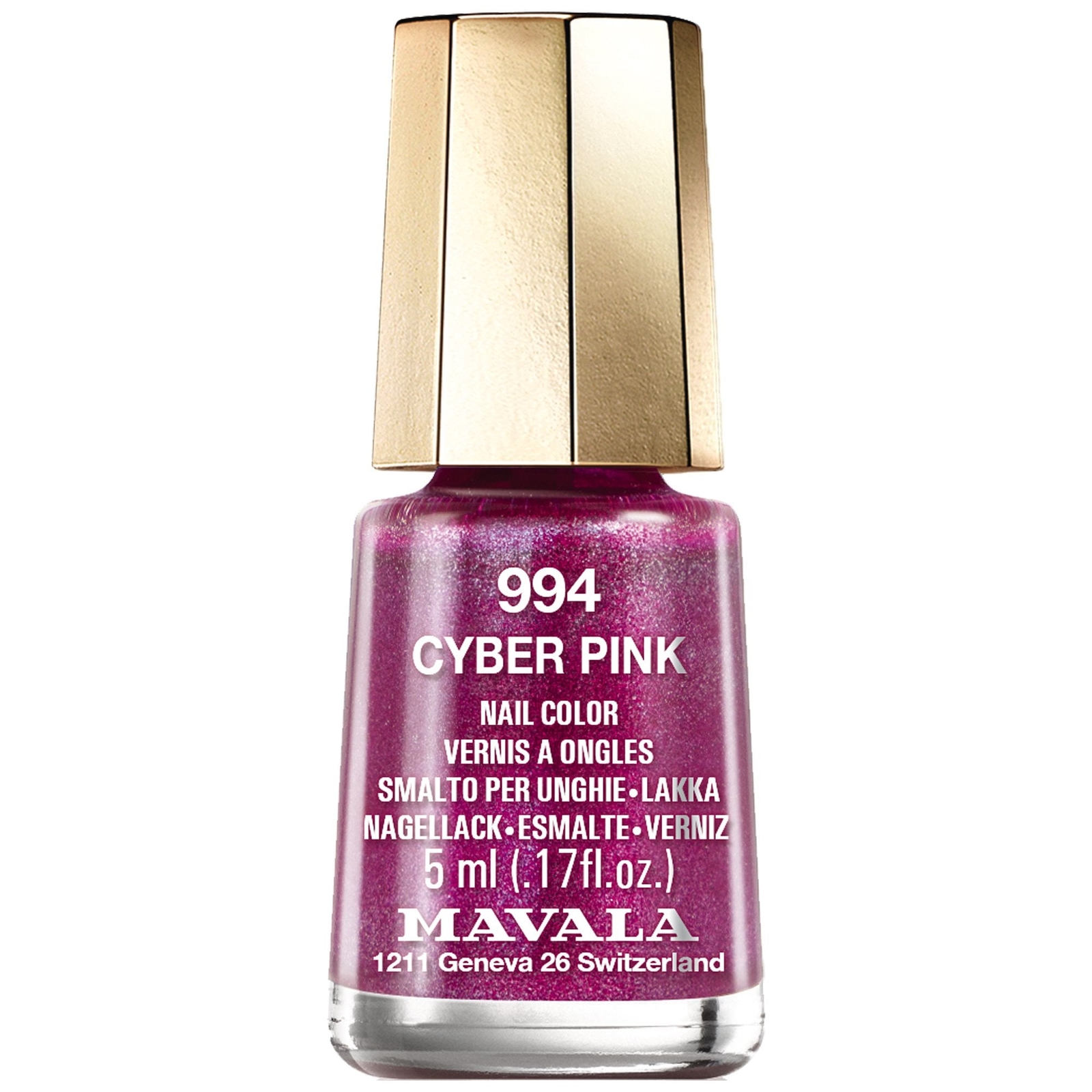 Mavala Breathable Mini Nail Polish - Cyber Pink (994) 5ml