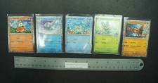 Five Pokemon Foil McDonald's 2023 Match Battle Promo Card NM