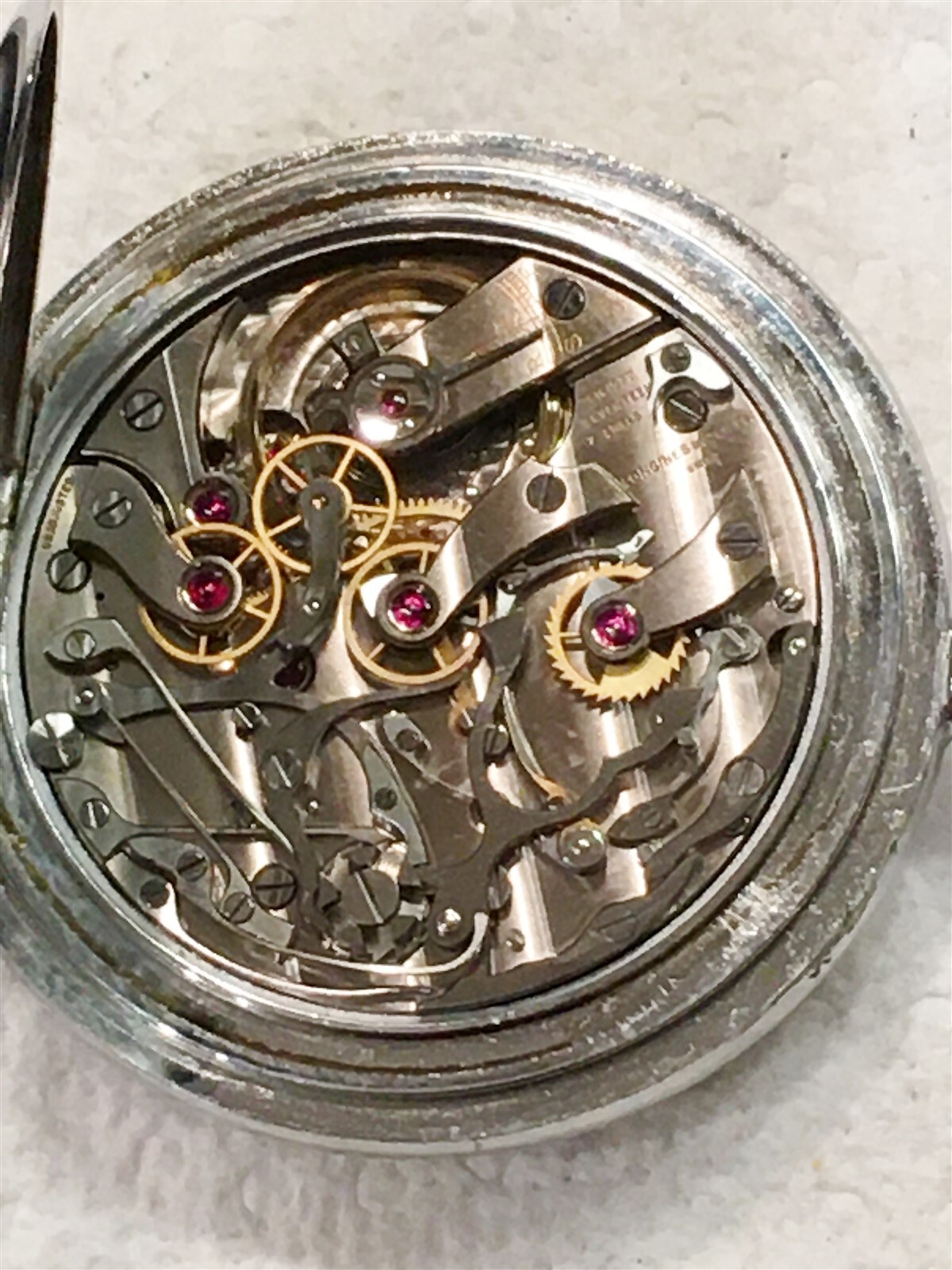 VINTAGE LONGINES SWISS POCKET WATCH STOP WATCH 17 JEWELS NICE WORKING