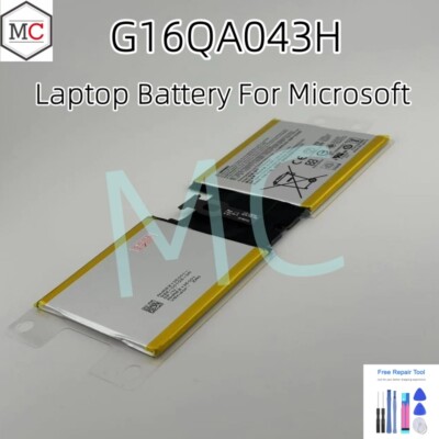 G16QA043H 26.12Wh NEW Battery for Microsoft Surface Go 1824 1825 Tablet TOOLS