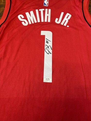 Jabari Smith Jr Signed Houston Rockets Jersey PSA DNA Coa Autographed - Picture 2 of 6