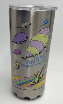 Dr. Suess 20 oz Stainless Steel Travel Tumbler Cup You ll Be On Your Way Up!
