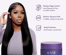 SALE🔥(10-Pack)🔥LUVME Hair Styling Edge Control Wax Hold 24Hr (3.38oz)