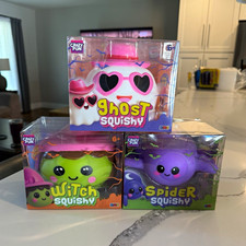 Crazy Fun Squish Stretch Ghost, Witch and Spider