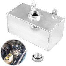 2L Aluminium Alloy Windscreen Washer Bottle Polished Intercooler Spray Tanks New