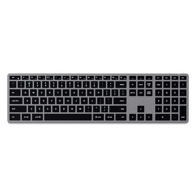 Satechi Slim X3 Bluetooth Keyboard - Space Gray: USB-C, Mechanical, Backlit
