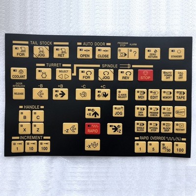For Hyundai Kia Wia Kiaturn SKT SKT21 KIT450 CNC Lathe Operating Keypad Film