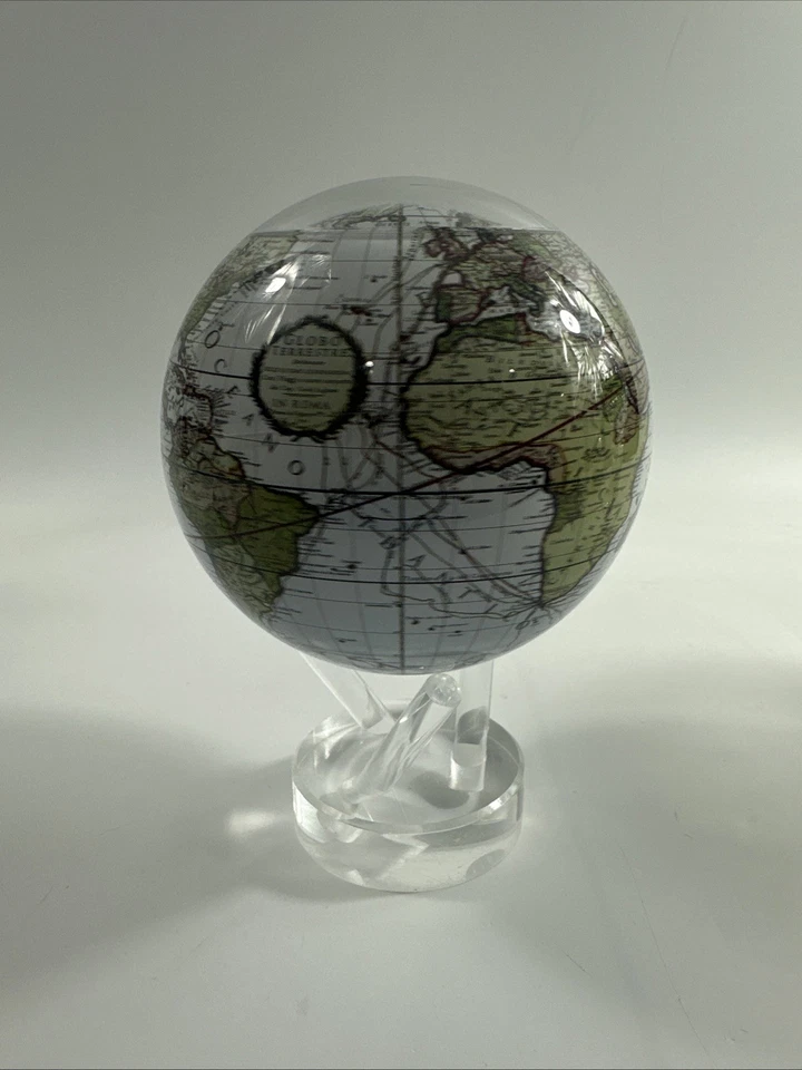 MOVA 环球古董地面白色 4.5 英寸 - 白色地面地图 — 第 4/4 张图片