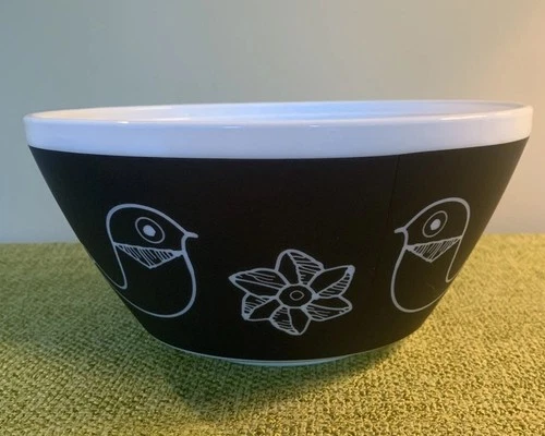 Vintage Charm Inspired by Pyrex Birds of a Feather 3 piece Nesting Bowl Set