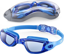 Swim Goggles, Swimming Goggles No Leaking Full Protection Adult Men Women Youth