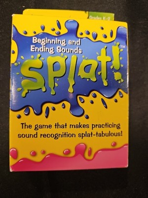 Beginning and Ending Sounds Splat Game Educational Fun for Kids 2 to 6 Players