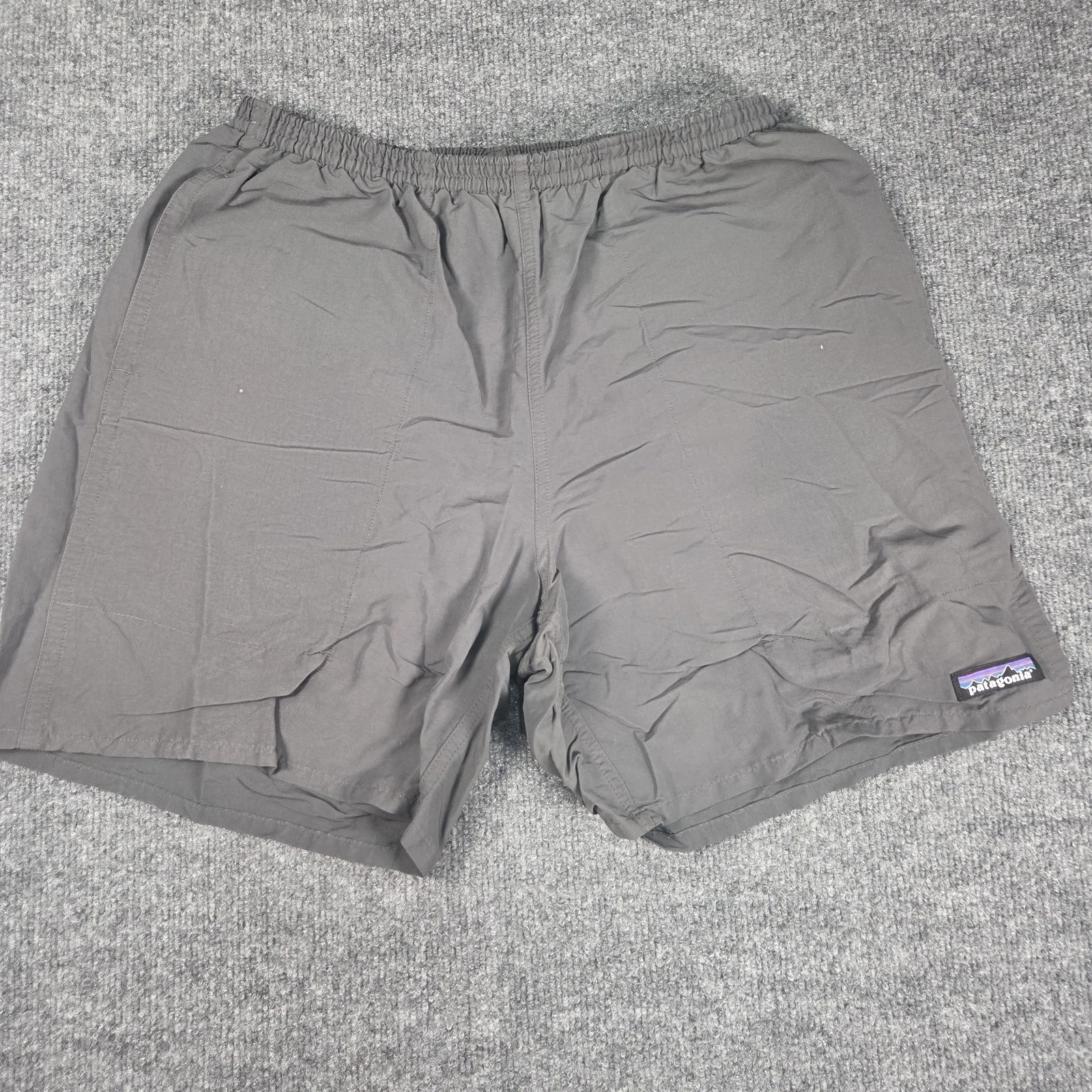 Patagonia Shorts Adult Medium Grey 5" Inseam Baggies Swim Trunks Hiking Mens