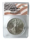 2024  $1 American Silver Eagle Type 2  1 oz Fine .999 Coin ANACS MS70