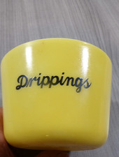 VTG Yellow Glasbake Drippings Jar No Lid 3.5 ...