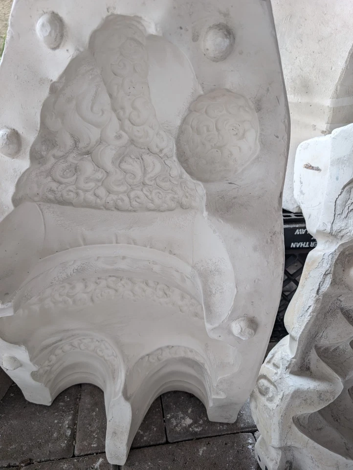 Molde Atlántico de 20" muy raro--Papá Noel guiñando el ojo-- ¡Estado excepcional! ¡Es enorme! Foto 2 de 4