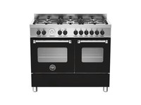 Bertazzoni Master Series MAS1006MFEDNEE 100cm Dual Fuel Range Cooker - Black