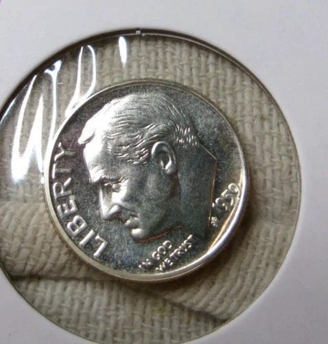 1959 p silver proof roosevelt dime