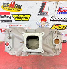 Edelbrock 2909 Victor 454-o Bbc Chevy Oval Port Intake Single Plane 4150 4500