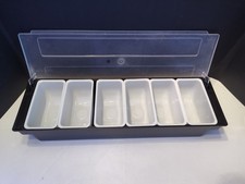 6 Compartment Ice Cooled Bar Caddy for Home Bar
