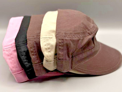 Fahrenheit Headwear 100% Cotton Baseball Caps One Size   Set of 5 (2 Brown) New