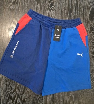 Puma BMW Mens Motorsport Essentials Fleece Shorts Medium Blue