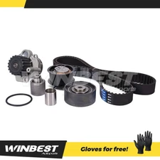 Timing Belt Kit w/Water Pump for 2009-2014 Audi A3 VW Beetle Golf Jetta 2.0L