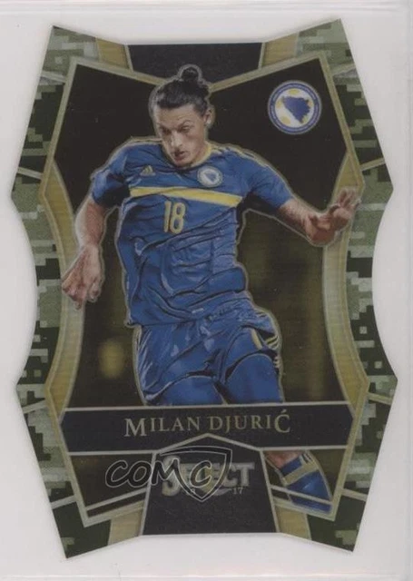 2016-17 Panini Select Mezzanine Camo Prizm 20/20 Milan Djuric #196 Rookie RC