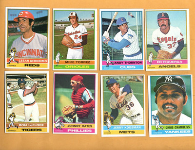 1976 TOPPS SINGLES U-PICK .99 EACH COMPLETE YOUR SET 7-660 NRMT BUY 10 + 1 FREE