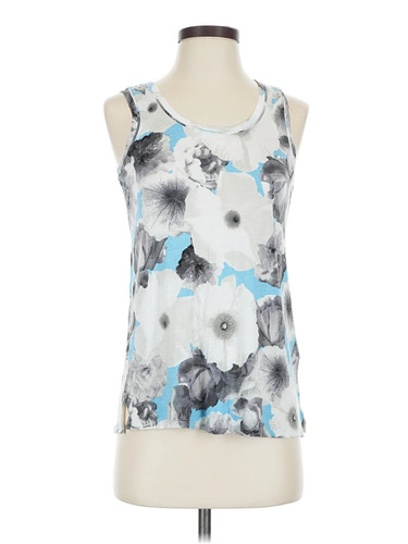 Simply Vera Vera Wang Women Silver Tank Top S