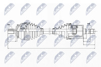 Nty Antriebswelle NPW-VV-045 FüR 285 384 V70 S60 Volvo 1 2 Awd