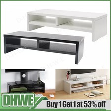 Computer Monitor Stand Riser Desktop Display Screen Holder Shelf Desk Organiser