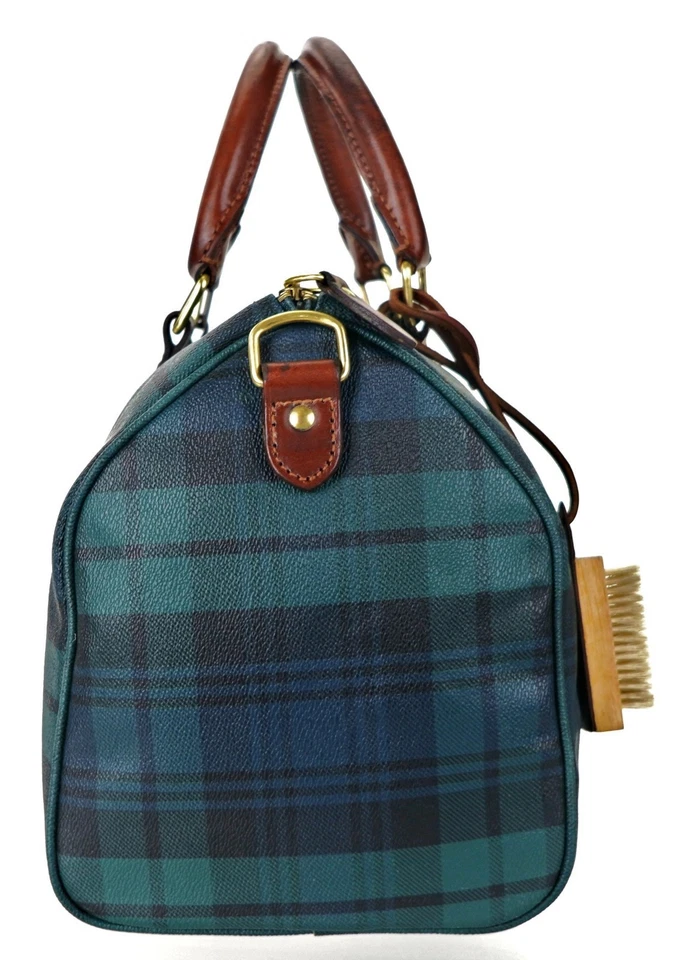 Vintage POLO Ralph Lauren Boston Top Handle Blackwatch Tote Bag Unisex + Extras - Image 2 of 4