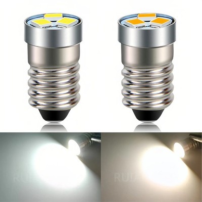 1pc Ruiansion 6000K / 3000K E10 1487 LED Light Bulb Globe DC 3V 6V 12V