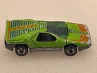 Vintage 1974 Hot Wheels Redline Carabo Lime Green Flying Colors Rough
